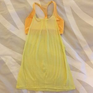 Lululemon built in sports bra tank top